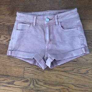 American eagle light pink shorts